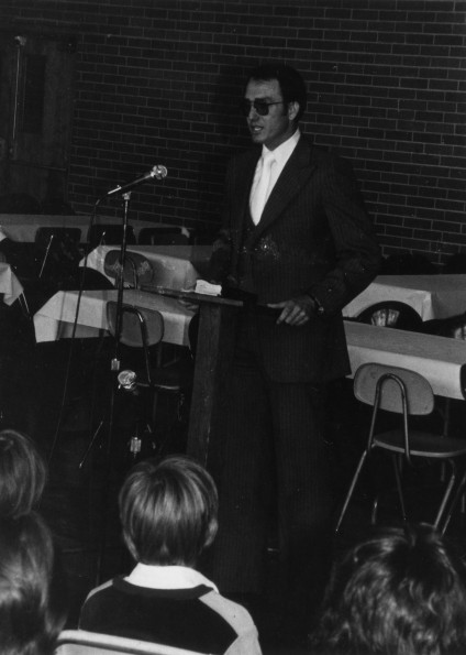 Don Hevener speaking at the Arkansas-Louisiana Conference Elementary School Music Festival in Little Rock, AR