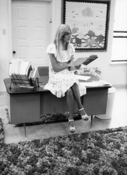 Darlene Barnett teaching at Fort Smith Seventh-day Adventist School