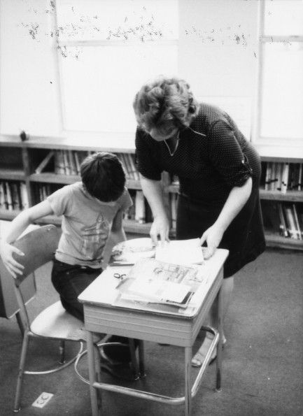 Suzanne Boyer teaching at the Brentwood Adventist Educational Center