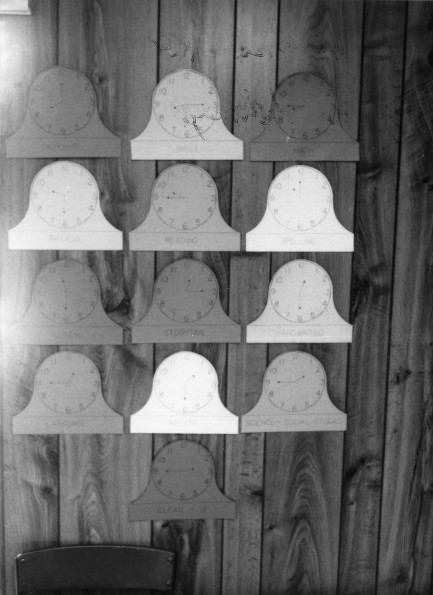 A bulletin board at Texarkana Seventh-day Adventist Elementary School