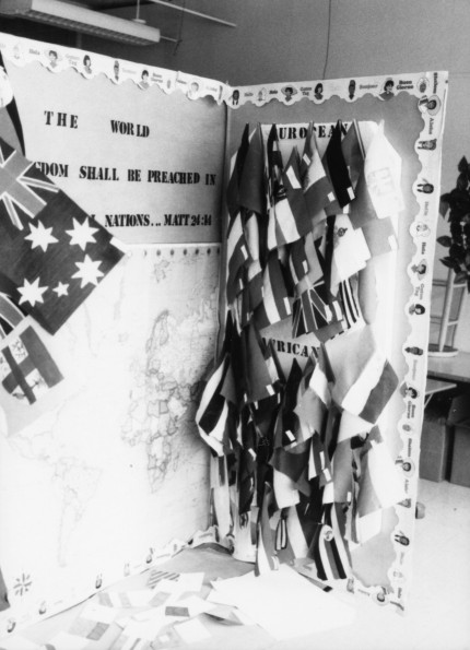 A student project at the Pathfinder Education Fair in Alexandria, LA