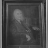 Photograph of a painted portrait of E. A. Sutherland