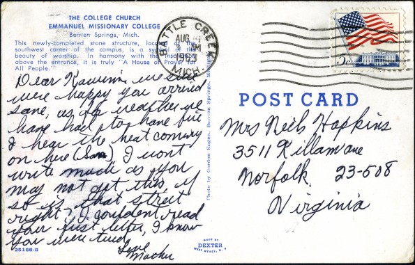 The college church, Emmanuel Missionary College