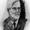 Pencil drawing of Joseph H. Haughey