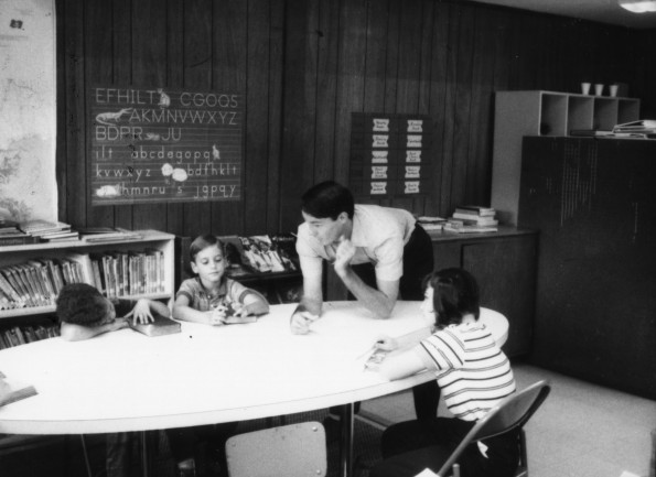 George Reed teaching at the Slidell Seventh-day Adventist Education Center