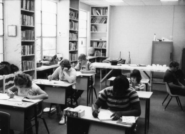 Students at the Minden Seventh-day Adventist School