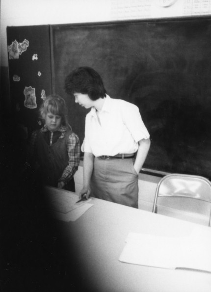 Rita Spears teaching at the West Memphis Seventh-day Adventist Elementary School