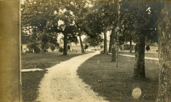 Winding road at Madison College possibly a road associated with