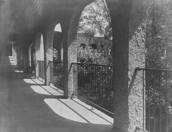 Madison Sanitarium corridors in springtime