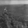 Eric Beavon sitting on the Manga cliffs near Kisii, Kenya