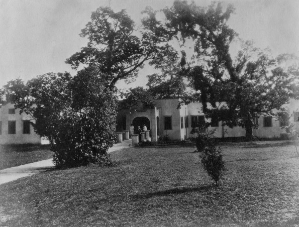The entrance to the medical offices in the Administration Building at Madison Sanitarium