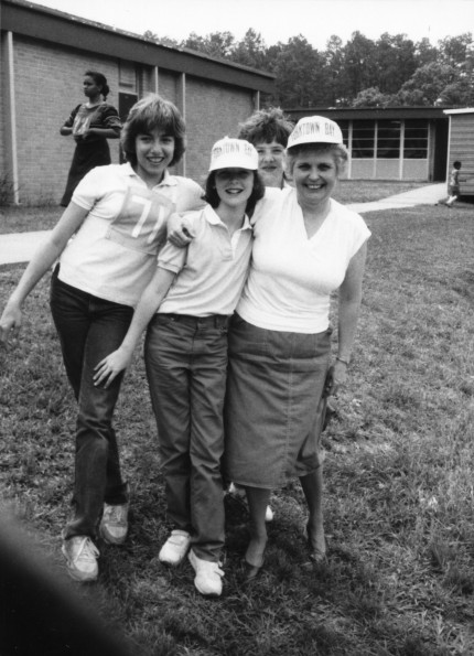 Carole Schneider, Christie Futcher, and Mabel Hudgins at the Pathfinder Education Fair in Alexandria, LA