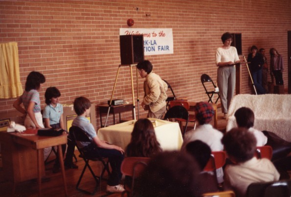 Students and teachers at the Pathfinder Education Fair in Little Rock, AR