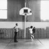 Students playing basketball at Jefferson Heights Junior Academy