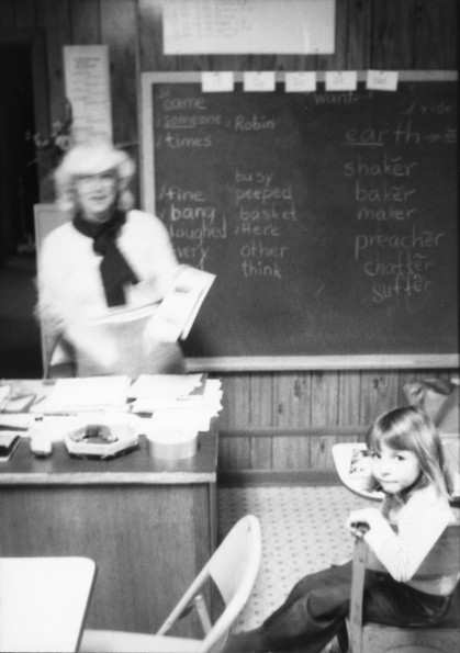 Marian Bearden teaching at Monticello Seventh-day Adventist School